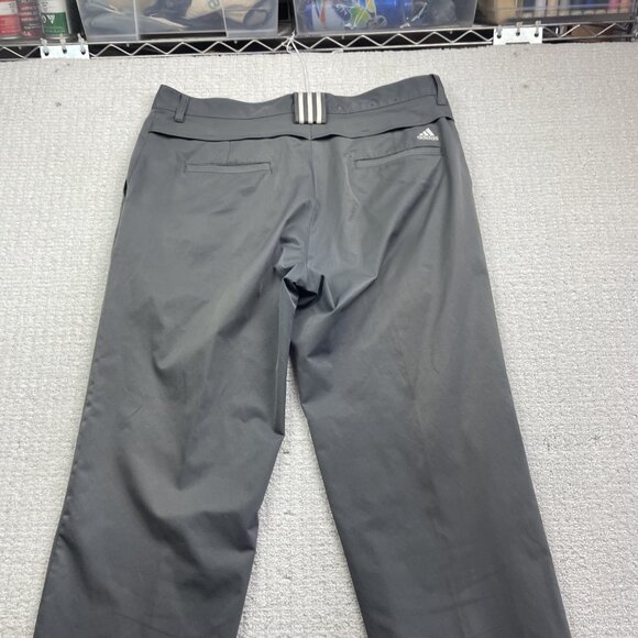 Adidas ClimaCool Golf Shorts Mens Size 36 Grey 3-Stripes Lightweight AE7002 - Picture 10 of 13